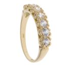 18ct Yellow Gold Cubic Zirconia Eternity Ring