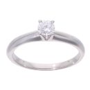 18ct White Gold 0.25ct Diamond Solitaire Ring