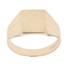 9ct Yellow Gold Patterned Signet Ring