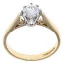 18ct Yellow Gold 0.50ct Brilliant Cut Diamond Solitaire Ring
