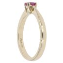 9ct Yellow Gold Ruby Solitaire Ring