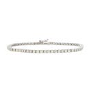 18ct White Gold 3.41ct Diamond Tennis Bracelet