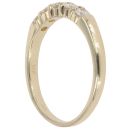 14ct Yellow Gold 0.50ct Brilliant Cut Diamond Five Stone Ring