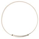 9ct Yellow Gold Patterned Milgrain Bangle