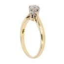 18ct Yellow Gold 0.50ct Diamond Solitaire Ring