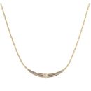 18ct Yellow Gold 0.25ct Diamond Collarette 16"