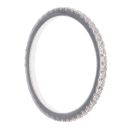 Silver Cubic Zirconia Full Eternity Ring by Icesia