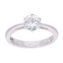 Platinum 1.00ct Diamond Solitaire Ring