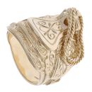9ct Yellow Gold Saddle Ring