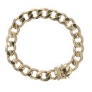 9ct Yellow Gold Curb Bracelet 8"