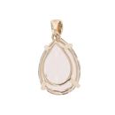 9ct Yellow Gold Pink Topaz Pendant