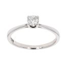 9ct White Gold 0.33ct Diamond Solitaire Ring