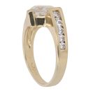 14ct Yellow Gold Cubic Zirconia Ring