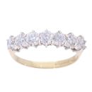 14ct Yellow Gold Cubic Zirconia Dress Ring