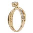 18ct Yellow Gold 0.33ct Single Cut Diamond Solitaire Ring