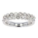 9ct White Gold 1ct Diamond Eternity Ring by Anya Belle