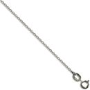 9ct White Gold Trace-Link Pendant Chain