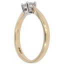 18ct Yellow Gold 0.25ct Diamond Solitaire Ring