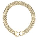 9ct Yellow Gold Fancy Bracelet 7.5"