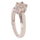 18ct White Gold 0.50ct Brilliant Cut Diamond Cluster Ring
