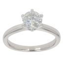 Platinum 1.00ct Brilliant Cut Diamond Solitaire Ring