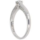 9ct White Gold 0.50ct Brilliant Cut Diamond Solitaire Ring