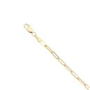 9ct Yellow Gold Paper Link Fancy Bracelet 7.5"