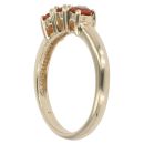 9ct Yellow Gold Citrine Three Stone Ring