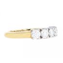 18ct Yellow Gold 0.95ct Five Stone Diamond Ring