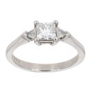Platinum 0.75ct Diamond Solitaire Ring