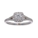 18ct White Gold 0.54ct Diamond Cluster Ring