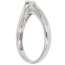 9ct White Gold Brilliant Cut 0.33ct Diamond Solitaire Ring