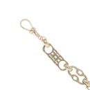 9ct Yellow Gold Patterned Stars and Bars Bracelet 9"