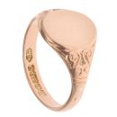 9ct Yellow Gold Oval Signet Ring