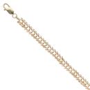 9ct Yellow Gold Fancy Bracelet 8"