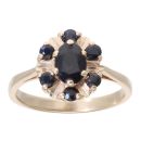 9ct Yellow Gold Sapphire Dress Ring