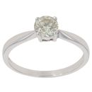 18ct White Gold 0.56ct Brilliant Cut Diamond Solitaire Ring
