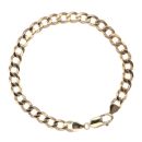 9ct Yellow Gold Curb Bracelet 8.5"