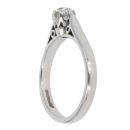 18ct White Gold 0.33ct Brilliant Cut Diamond Solitaire Ring