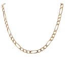 9ct Yellow Gold Figaro Chain 22"