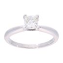14ct White Gold 0.75ct Diamond Solitaire Ring
