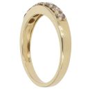 18ct Yellow Gold 0.50ct Tinted Diamond Eternity Ring