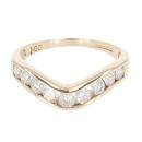 9ct Yellow Gold 1.00ct Diamond Wishbone Ring