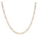 9ct Yellow Gold Figaro Chain 18"