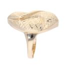 14ct Yellow Gold Patterned Fancy Ring