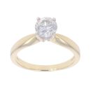 18ct Yellow Gold 0.75ct Brilliant Cut Diamond Solitaire Ring