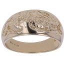9ct Yellow Gold Dragon Signet Ring