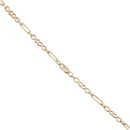 9ct Yellow Gold Fancy Figaro Chain 20"