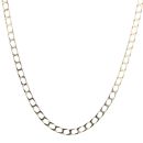 9ct Yellow Gold Curb Chain 18"