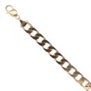 9ct Yellow Gold Curb Bracelet 9"